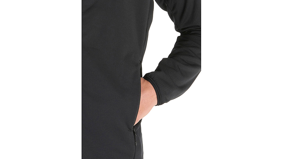 Marmot Leconte Full Zip Hoody - Mens, Black, Medium, M15383-001-M