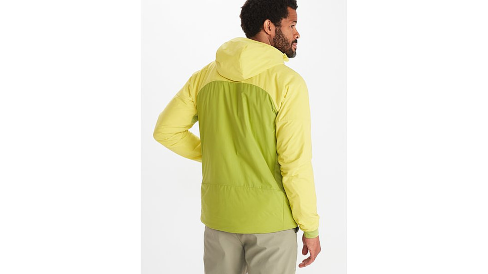 Marmot Novus LT Hybrid Hoody - Mens, Limelight/Spinach Green, Medium, M12356-21731-M