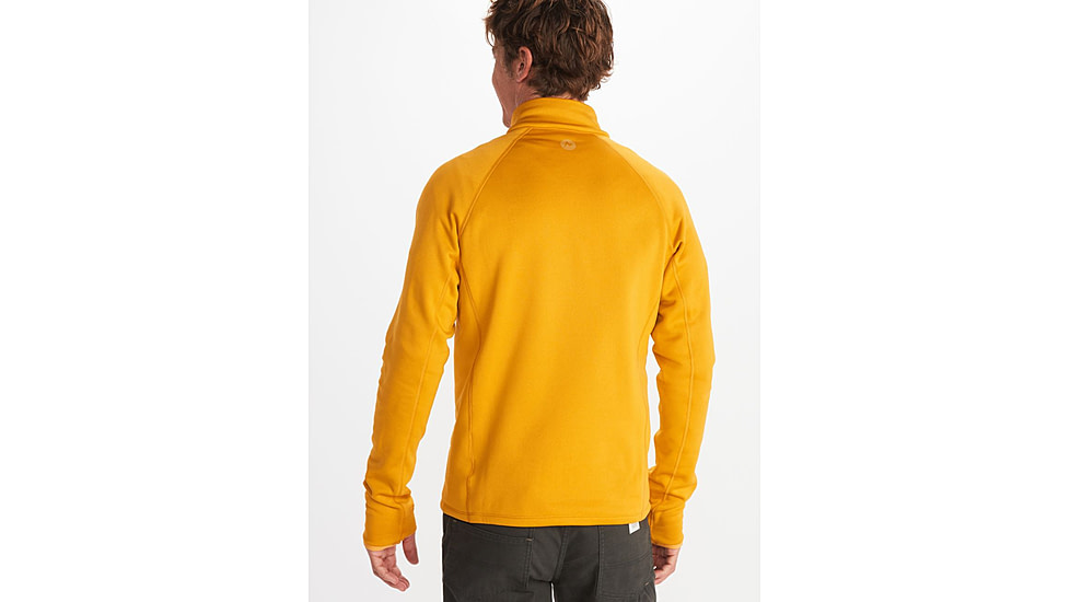 Marmot Olden Polartec 1/2 Zip - Men's, Small, Yellow Gold, M13183-9472-S