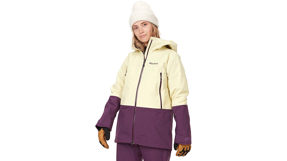 Marmot Orion GORE-TEX Jacket - Womens, Small, Wheat/Purple Fig, M13209-22498-S