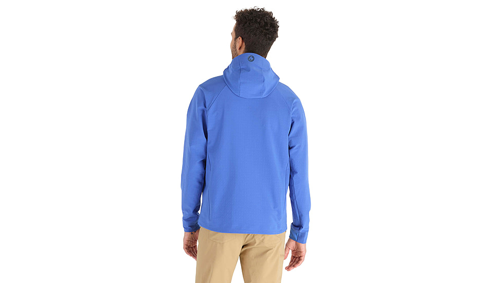 Marmot Pinnacle DriClime Hoody - Mens, Trail Blue, Medium, M15385-21538-M