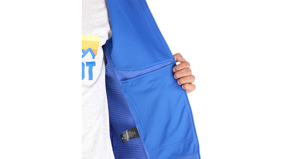 Marmot Pinnacle DriClime Hoody - Mens, Trail Blue, Medium, M15385-21538-M