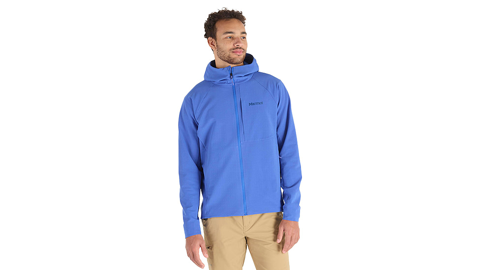 Marmot Pinnacle DriClime Hoody - Mens, Trail Blue, Medium, M15385-21538-M
