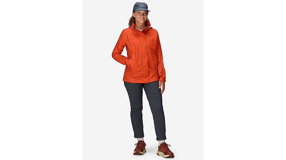 Marmot PreCip Eco Jacket - Womens, Ginger Blossom, M, M15866-24362M