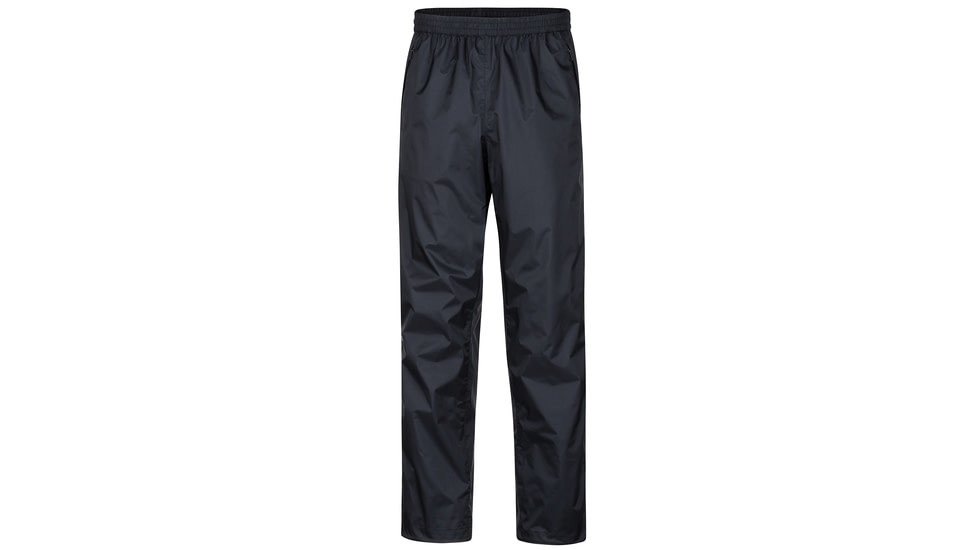 Marmot PreCip Eco Pant - Mens, Black, Small, Short Inseam, 41550S-001-S