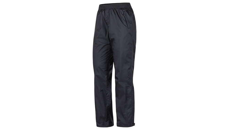 Marmot PreCip Eco Pant - Womens, Black, Extra Small, Short Inseam, 46730S-001-XS