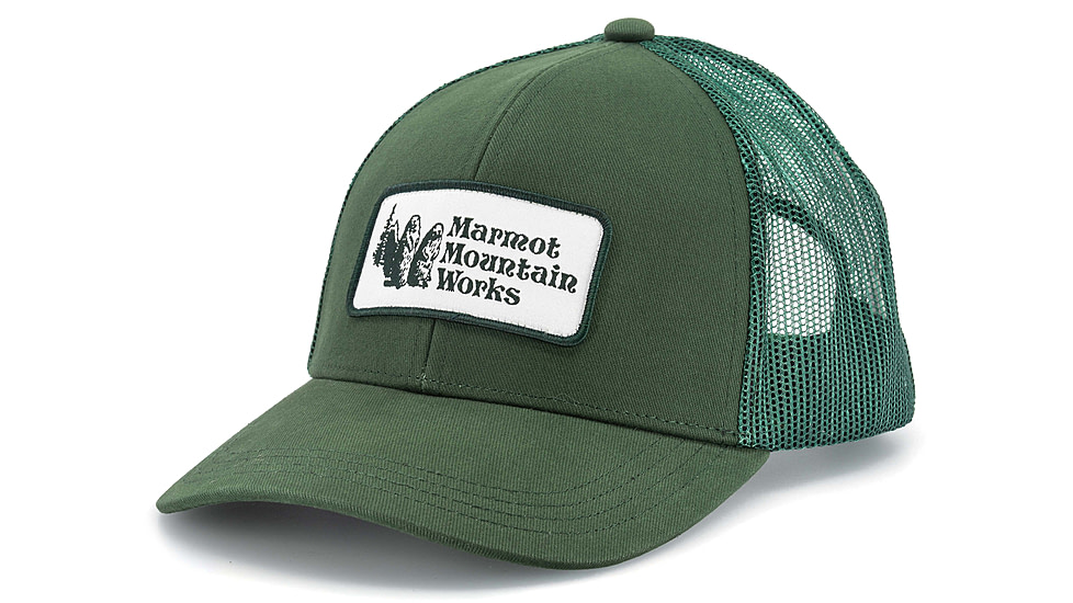 Marmot Retro Trucker Hat, Juniper Green, ONE, M14313-24372ONE