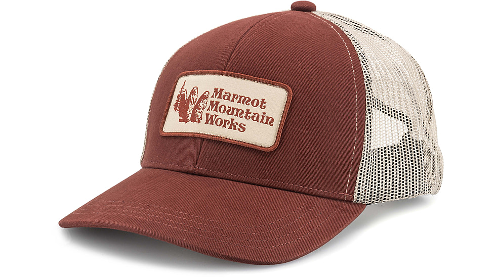 Marmot Retro Trucker Hat, Pecan, ONE, 195115295783