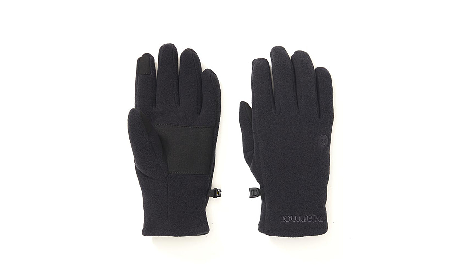 Marmot Rocklin Fleece Glove, Black, M, M15919-001M