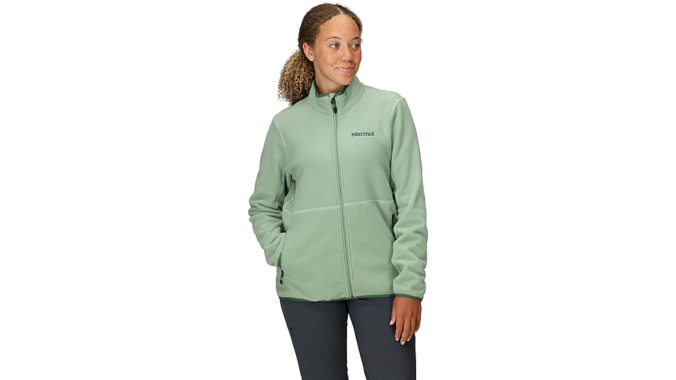 Marmot Rocklin Full Zip Jacket - Womens, Agate Green, XL, M12402-24373XL