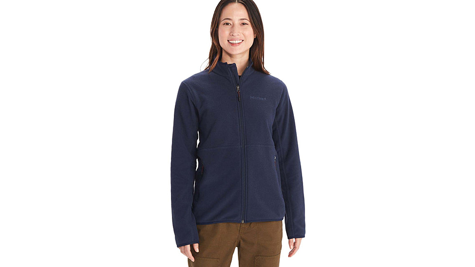 Marmot Rocklin Full Zip Jacket - Womens, Arctic Navy, Small, M12402-2975-S