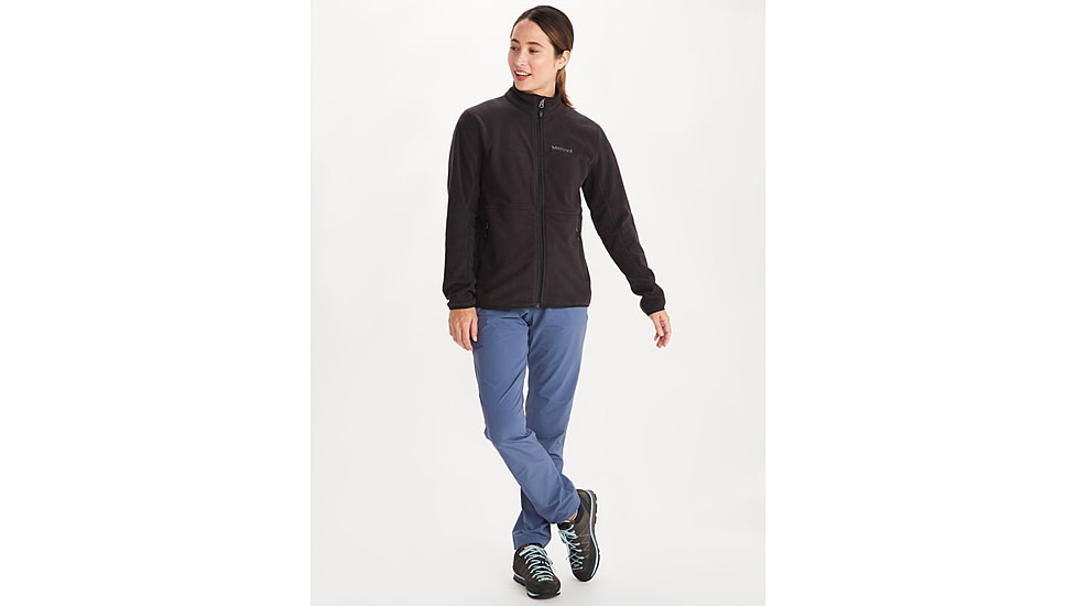 Marmot Rocklin Full Zip Jacket - Womens, Black, Extra Small, M12402-001-XS