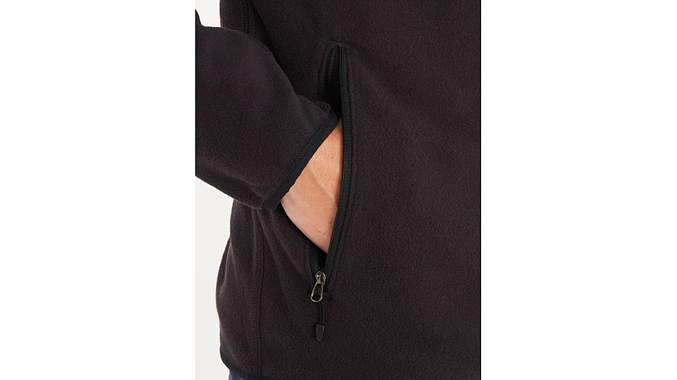 Marmot Rocklin Full Zip Jacket - Womens, Black, Extra Small, M12402-001-XS