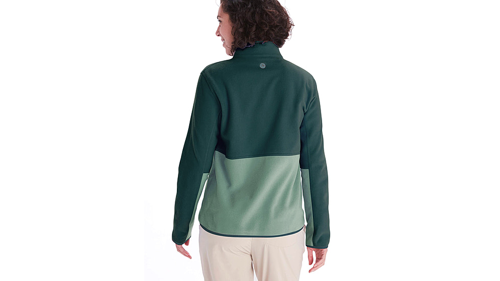 Marmot Rocklin Full Zip Jacket - Womens, Dark Jungle/Frosty Green, Small, M12402-23226-S