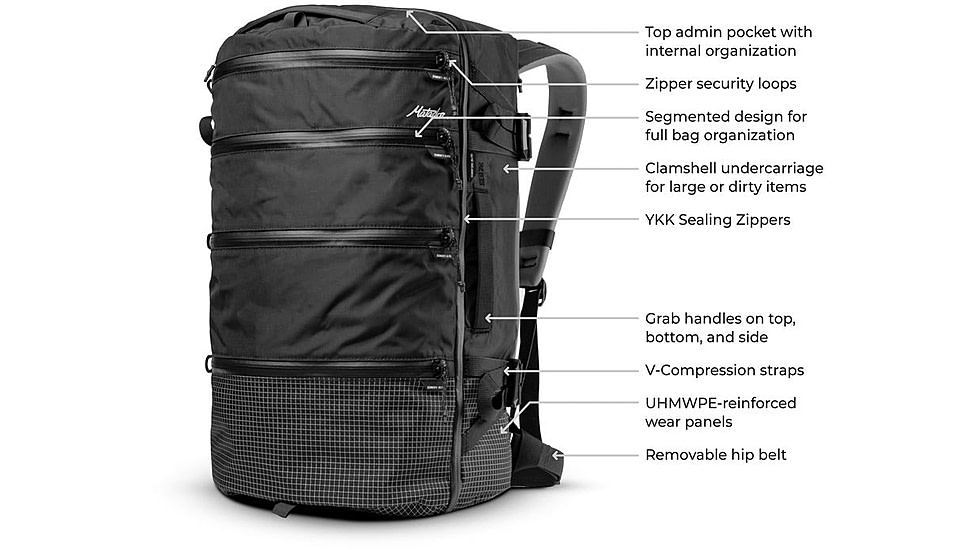 Matador SEG28 Backpack, Black, One Size, MATSEG28001BK