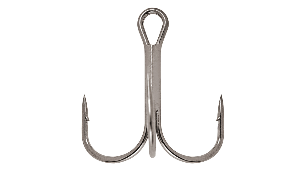Matzuo XX Strong Treble Hook, Black Chrome, Size 2, 300011-2