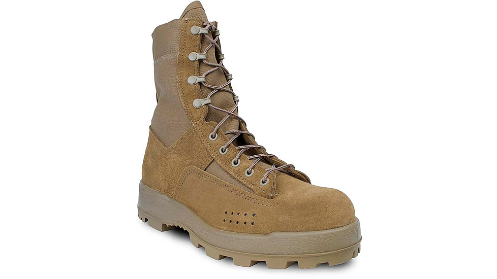 McRae Footwear BII Army Hot Weather Jungle Boot w/ Vibram Panama Outsole, Coyote, 10.5, Wide, 8701-10.5W