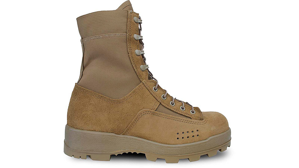 McRae Footwear BII Army Hot Weather Jungle Boot w/ Vibram Panama Outsole, Coyote, 10.5, Wide, 8701-10.5W