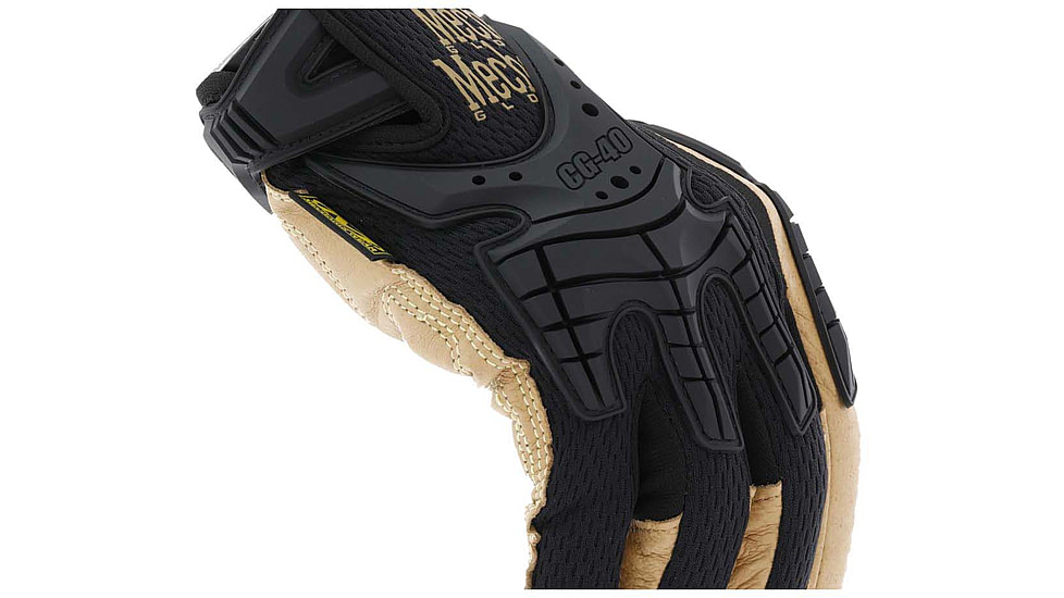 Mechanix Wear Commercial Grade Heavy Duty Glove - Mens, Black/Yellow, Small, CG40-75-008