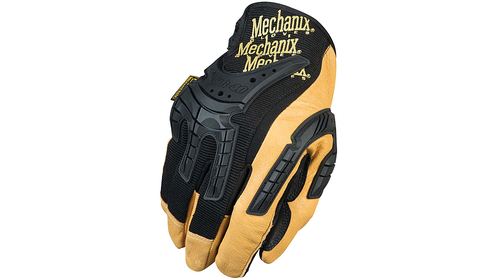 Mechanix Wear Commercial Grade Heavy Duty Glove - Mens, Black/Yellow, Small, CG40-75-008