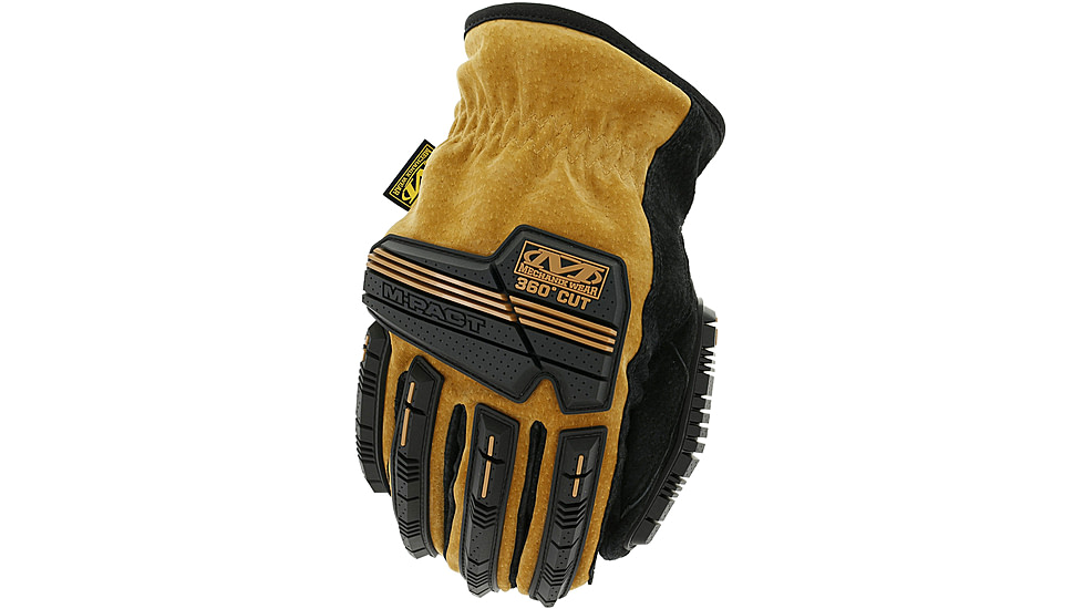 Mechanix Wear Durahide M-Pact Driver C4-360 Gloves - Mens, Black/Brown, Extra Large, LDMPLT-X75-011