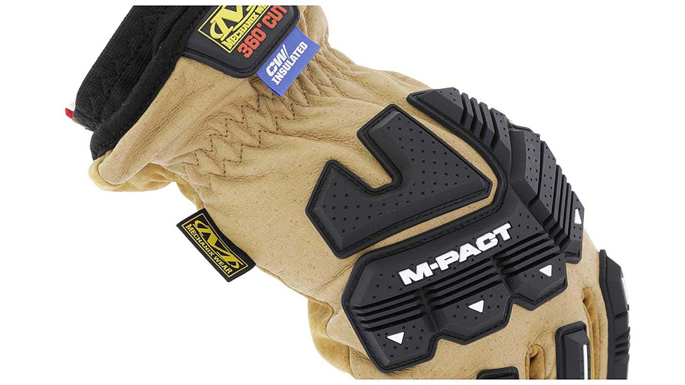 Mechanix Wear Durahide M-Pact Insulated Driver Gloves - Mens, Tan, Extra Large, LDMP-X95-011