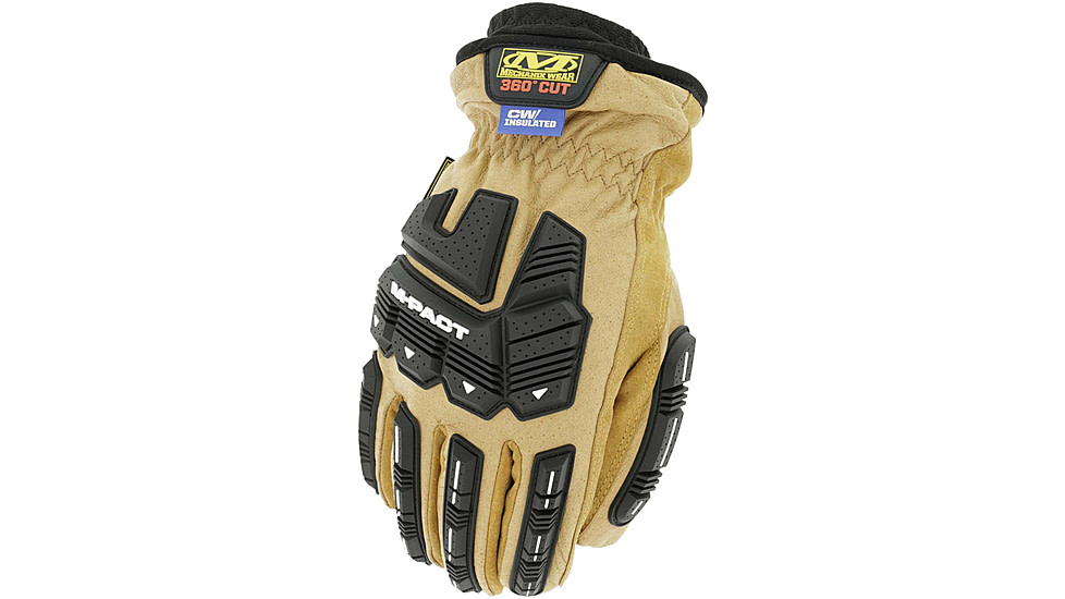 Mechanix Wear Durahide M-Pact Insulated Driver Gloves - Mens, Tan, Extra Large, LDMP-X95-011