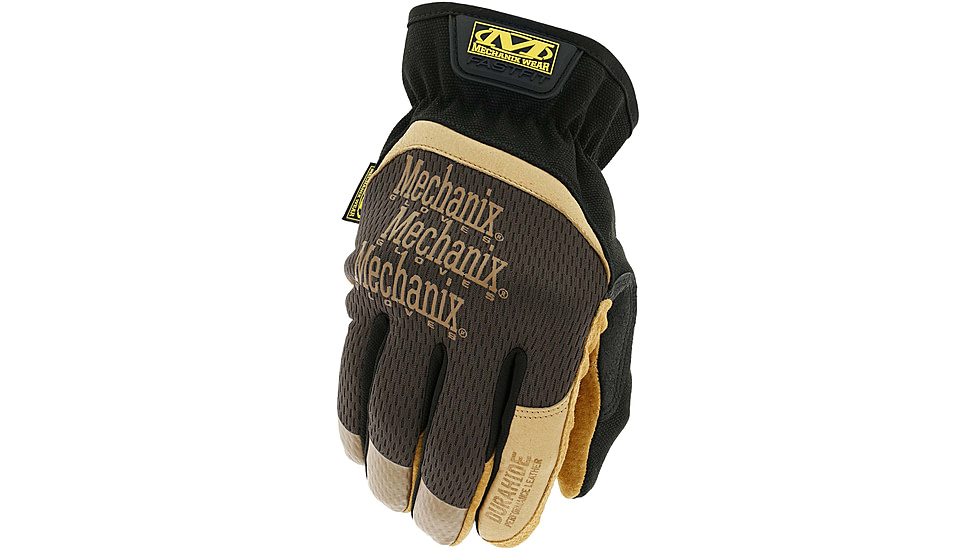 Mechanix Wear Leather Fastfit Glove - Mens, Tan, Small, LFF-75-008