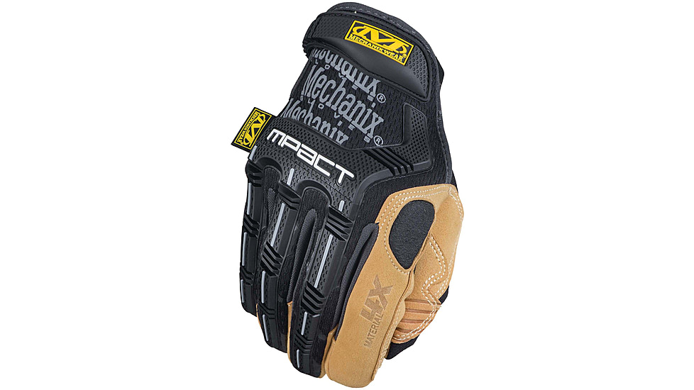 Mechanix Wear Material4x M-Pact Glove - Mens, Black/Yellow, Small, MP4X-75-008