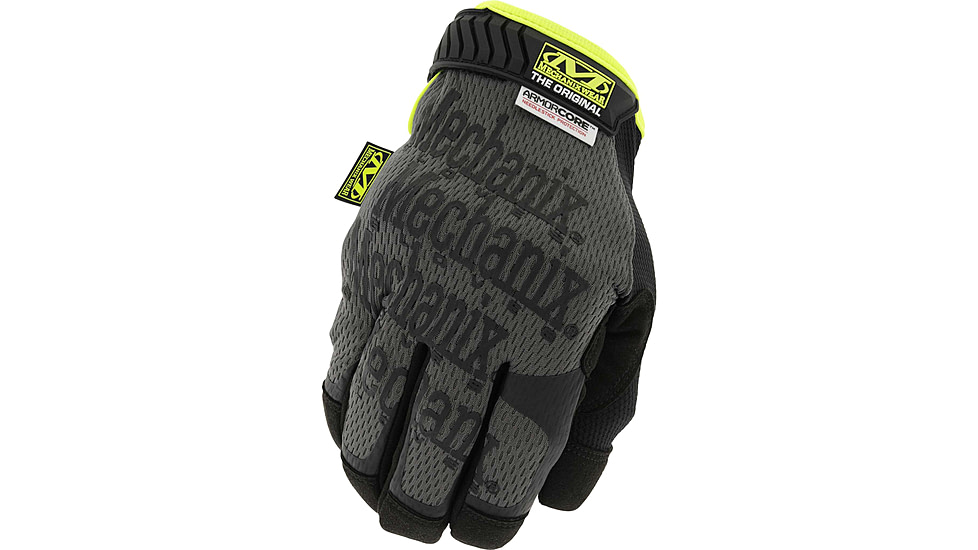 Mechanix Wear Needlestick Original Gloves - Mens, Black/Grey, Large, NSN 6216005820, NSMG-08-010