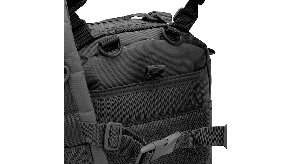 Mercury Tactical Gear Mission Combat Pack, Black, MRCT02544-BK