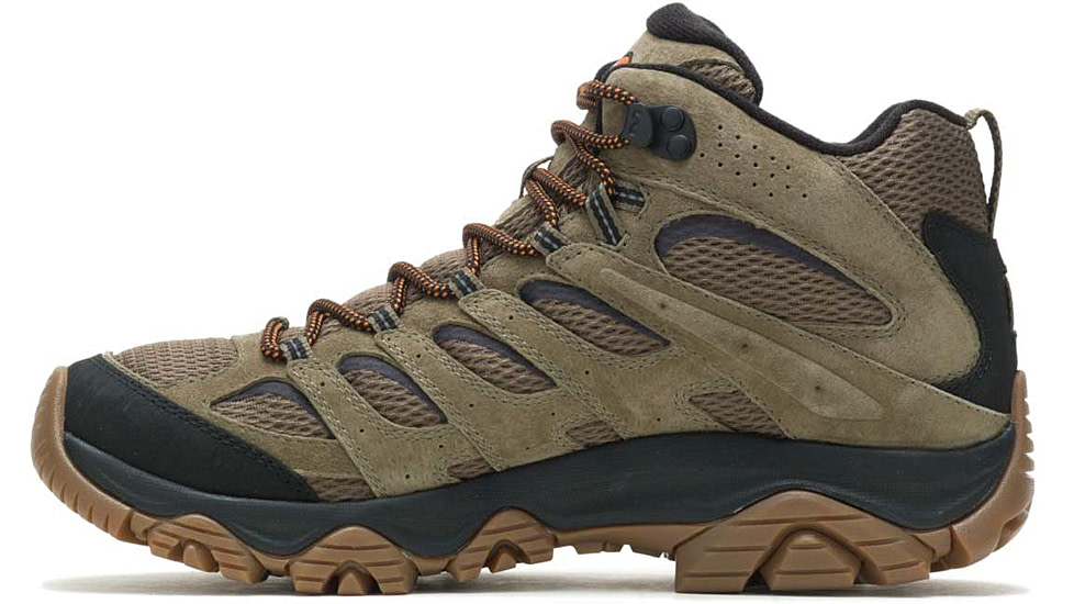 Merrell Moab 3 Mid Waterproof Shoes - Mens, Olive/Gum, 10 US, J036549-10.0