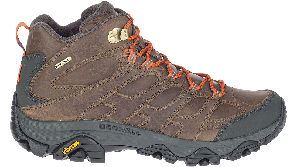 Merrell Moab 3 Prime Mid Waterproof Casual Shoes - Mens, Canteen, 7, Wide, J035763W-W-7