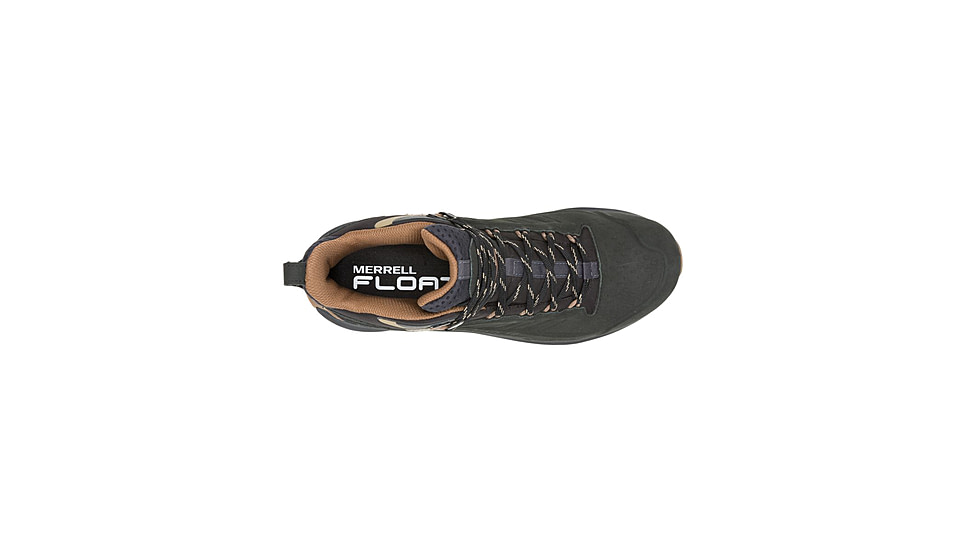 Merrell Moab Speed 2 Leather Mid WP Hiking Shoes - Mens, Black, 9 US, J037777-9