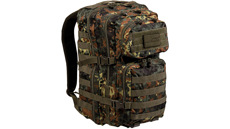 MIL-TEC 36L Assault Pack, Flecktarn Camo, 14002221