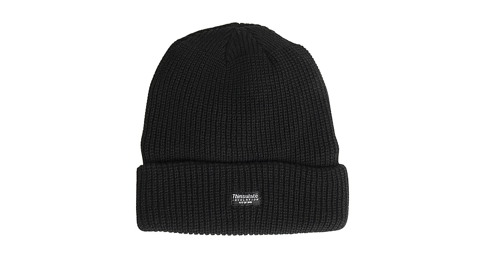 MIL-TEC Thinsulate Watch Cap - Men's, Black, One Size, 12131002