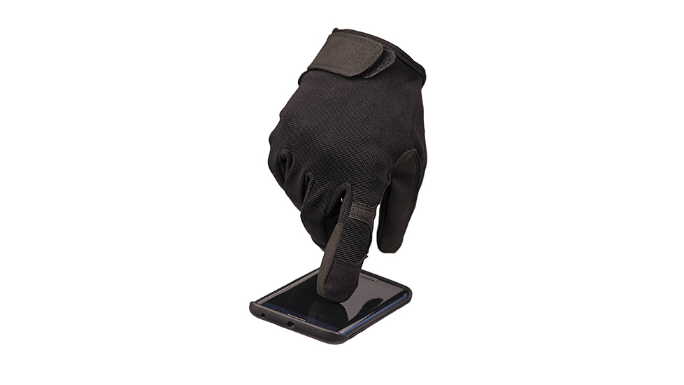 MIL-TEC Combat Touch Gloves - Men's, Black, Large, 12521102-904