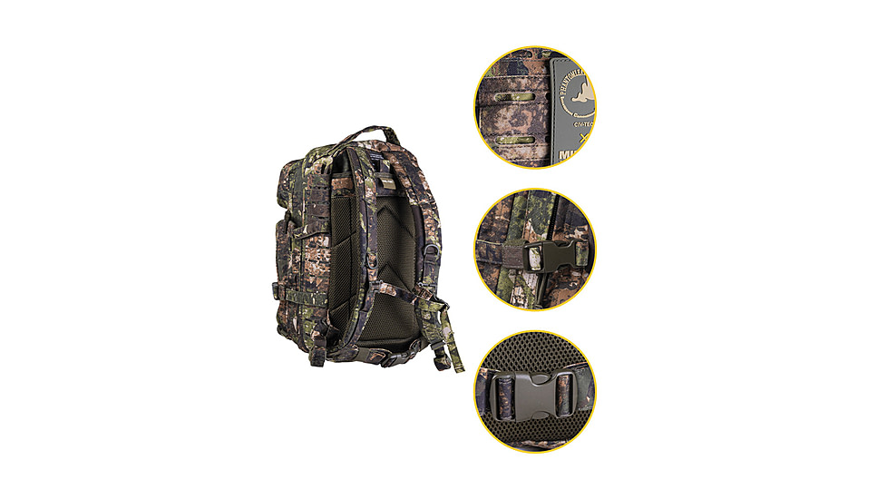 MIL-TEC Laser Cut Assault Pack, Phantomleaf, WASP/Z3A, 20L, 14002667