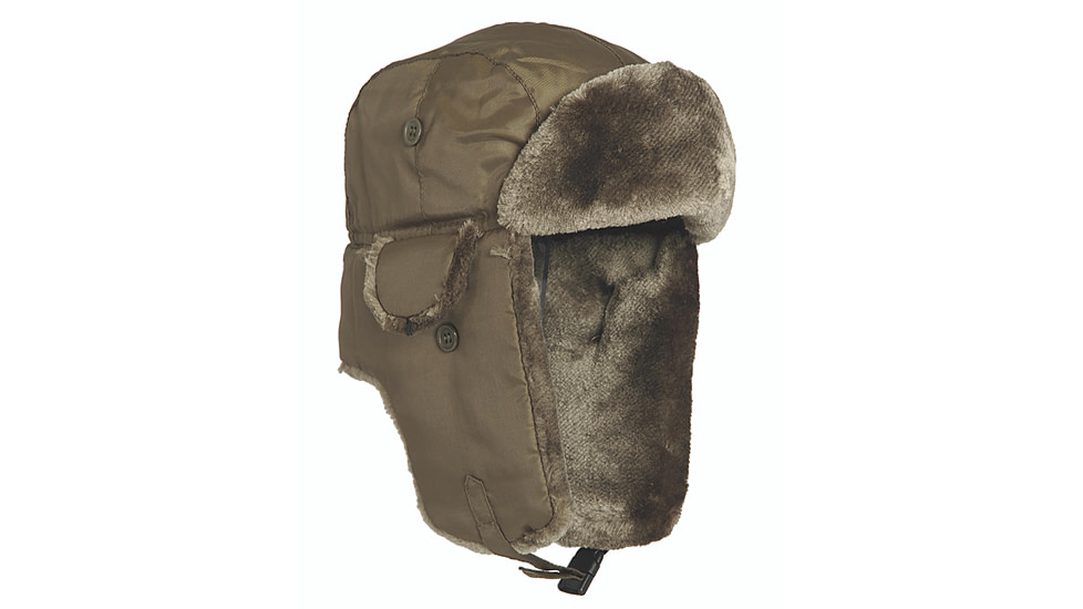 MIL-TEC MA-1 Winter Pilot Hat - Mens, OD Green, Large, 12105001-904