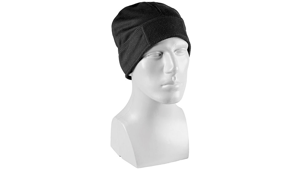 MIL-TEC Fleece Hat, Black, One Size, 12135002
