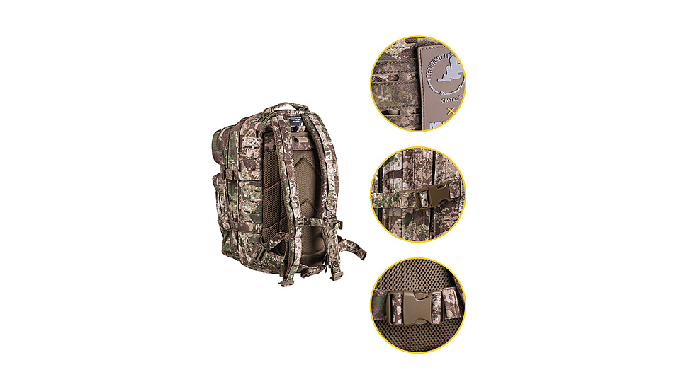 MIL-TEC Phantomleaf Laser Cut Assault Pack, WASP/Z2, 20L, 14002666