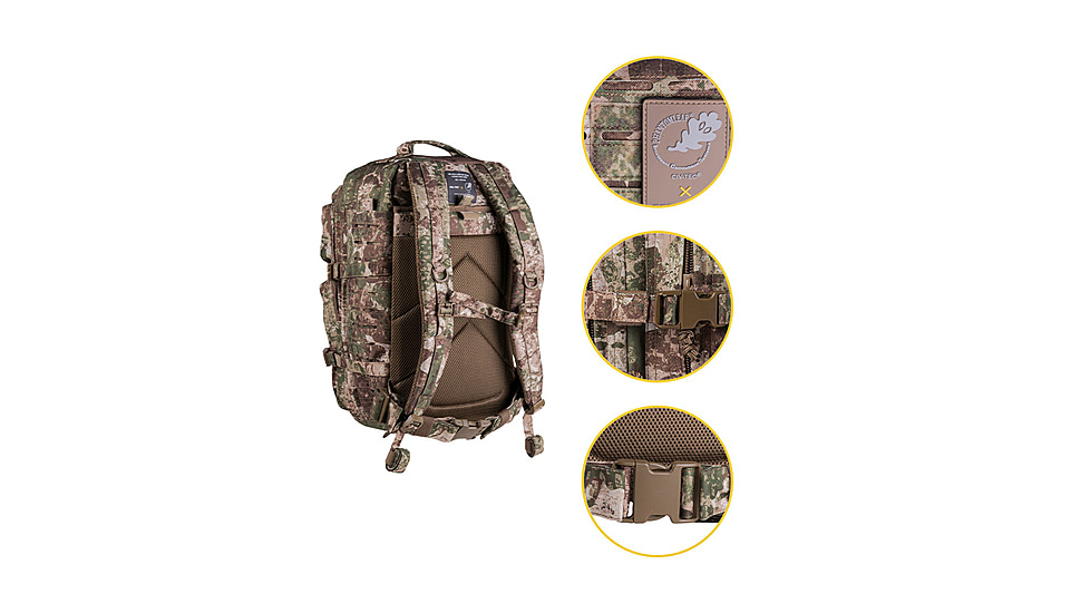 MIL-TEC Phantomleaf Laser Cut Assault Pack, WASP/Z2, 36L, 14002766