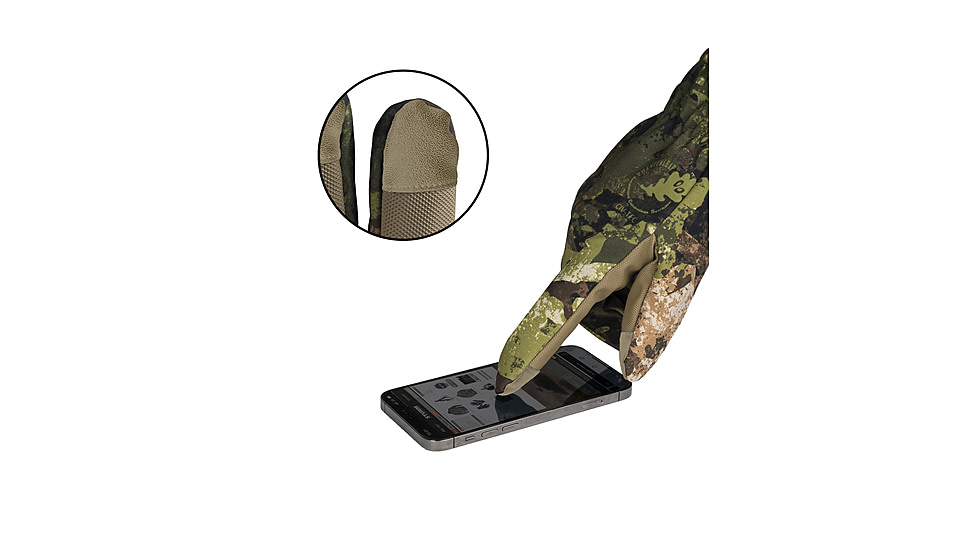 MIL-TEC CIV-TEC Phantomleaf Thinsulate Softshell Gloves, WASP I Z3A, 2XL, 12521367-906