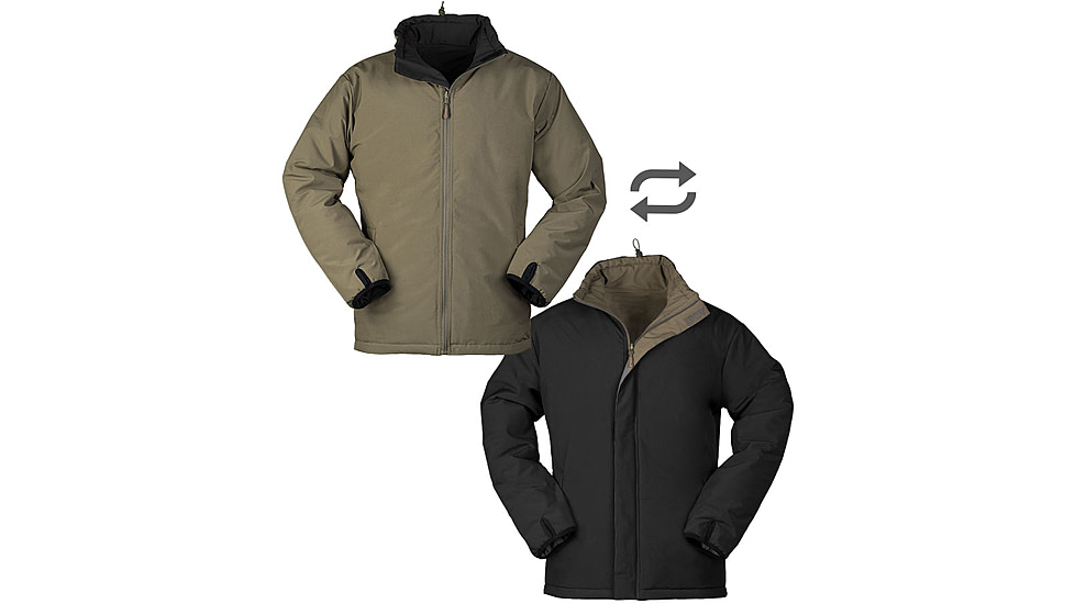 MIL-TEC Rev. Ranger CW Jacket - Men's, Green/Black, Extra Large, 10331502-905