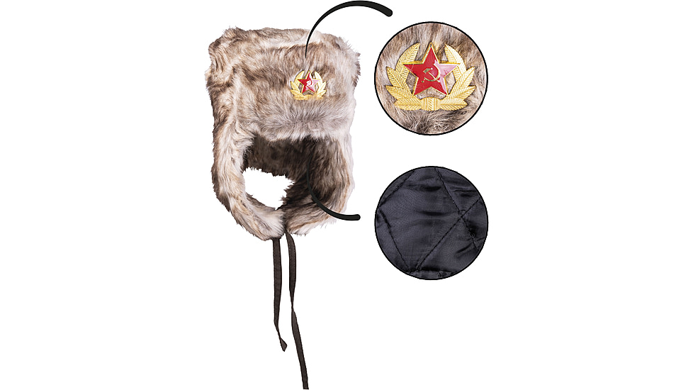 MIL-TEC Shapka Winter Hat, Brown, Extra Large, 12104009-905