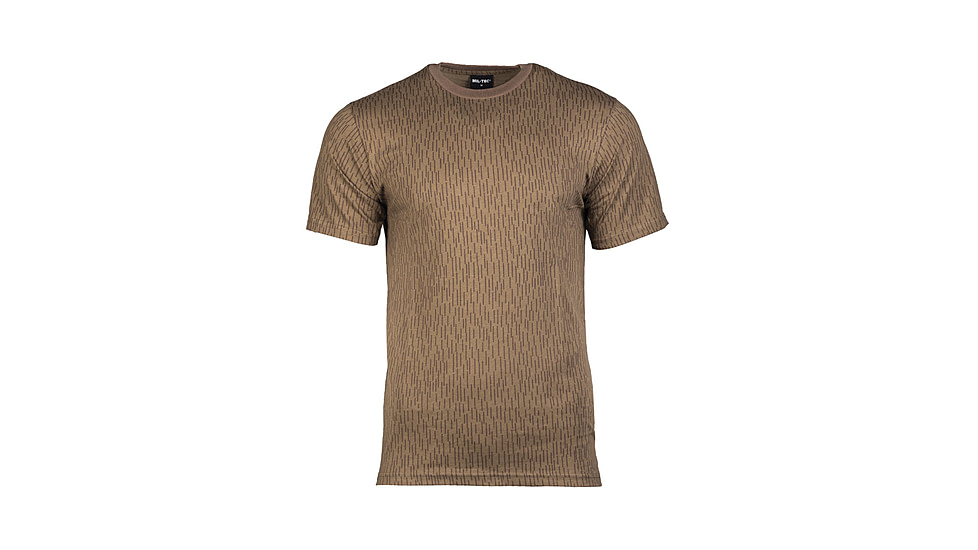 MIL-TEC T-Shirt - Mens, Strichtarn Camo, Large, 11012030-904