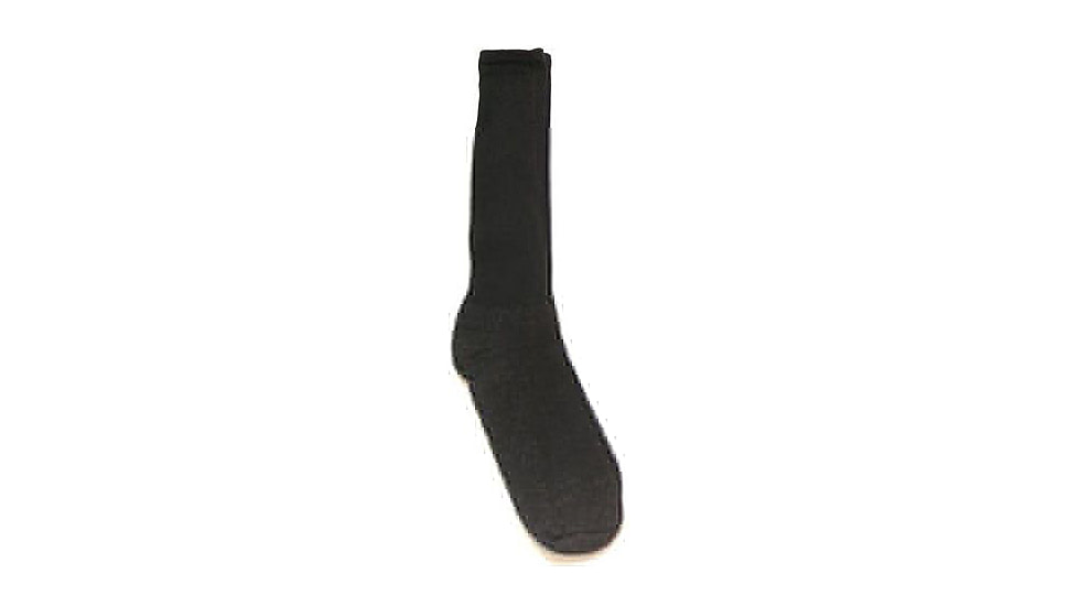 Military Surplus Anti-Microbial Boot Socks Pack of 3, Black, Large, SX10003PKBL