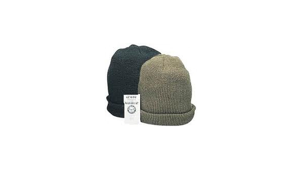 Military Surplus Watch Cap, Hat, Black, Adult, H5030B