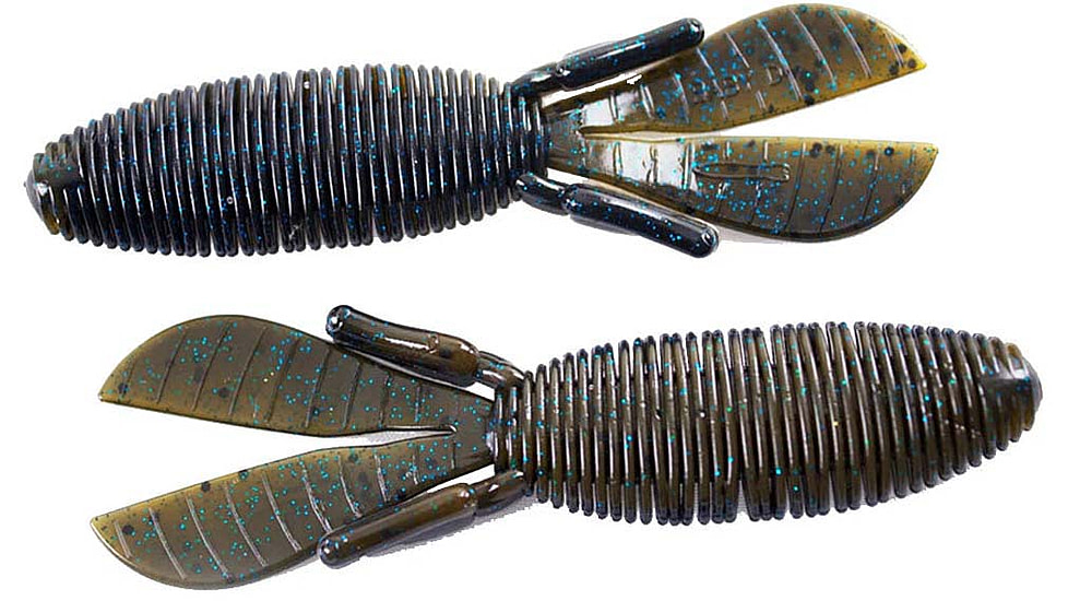 Missile Baits Baby D Bomb Soft Bait, 7, 3.65in, Super Bug, MBBD365-SBG