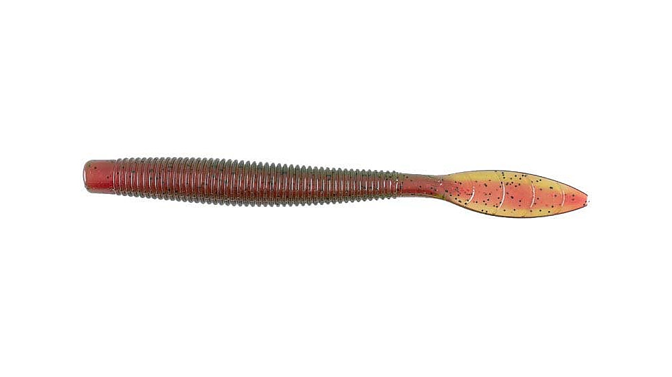 Missile Baits Quiver 4.5in Soft Bait, 8 pack, Watermelon Red Core, MBQ45-WRC